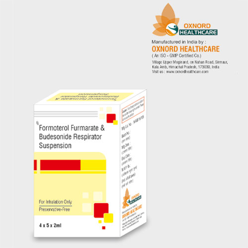 Formoterol Fumarate 20 mcg + Budesonide 0.5 mg Respules