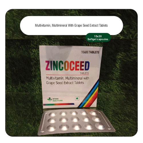 Multivitamin + Multimineral With Grape Seed Extract Tablets