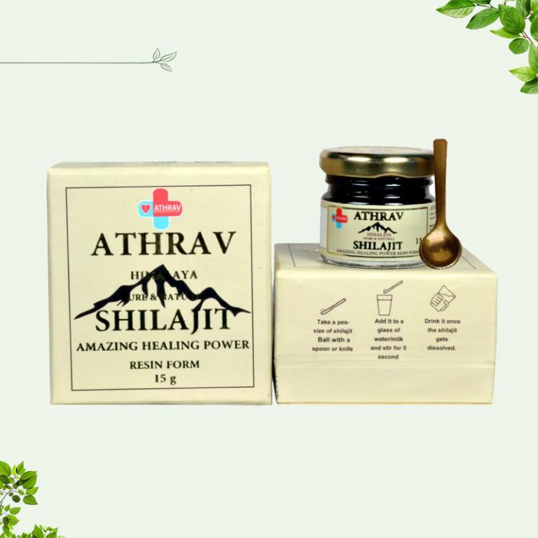 Athrav Himalayan Shilajit Resin Form Powder