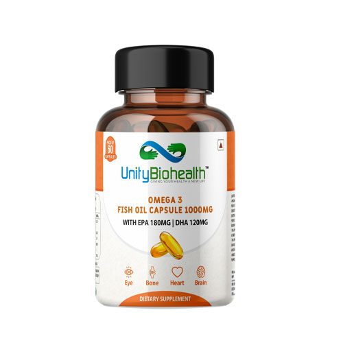OMEGA 3 FISH OIL CAPSULES 1000MG