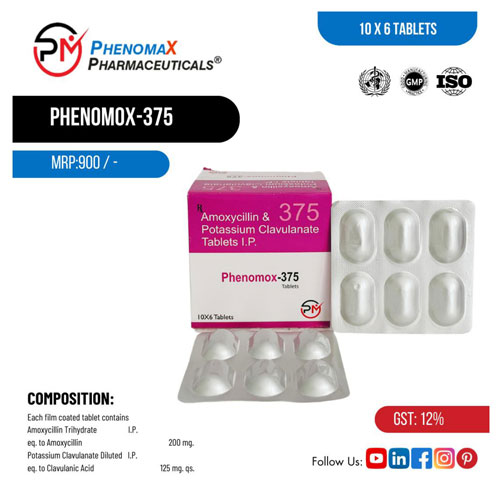 PHENOMOX-375 TABLETS
