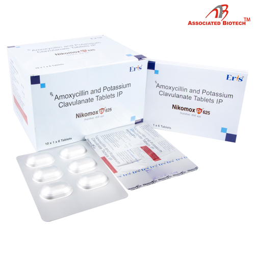 Amoxycillin 500mg +Clavulanic Acid 125mg Tablets