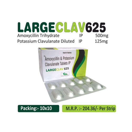 Amoxycillin 500mg + Clavulanic Acid 125mg Tablets