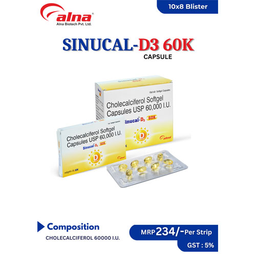 SINUCAL-D3 60K SOFTGEL CAPSULES