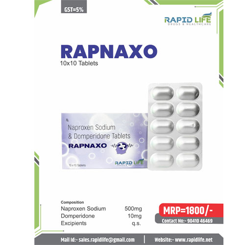 Naproxen Sodium + Domperidone Tablets