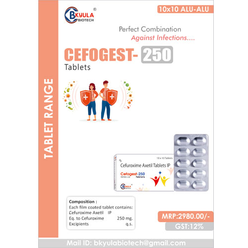 CEFOGEST-250 TABLETS