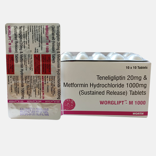 WORGLIPT-M 1000 Tablets