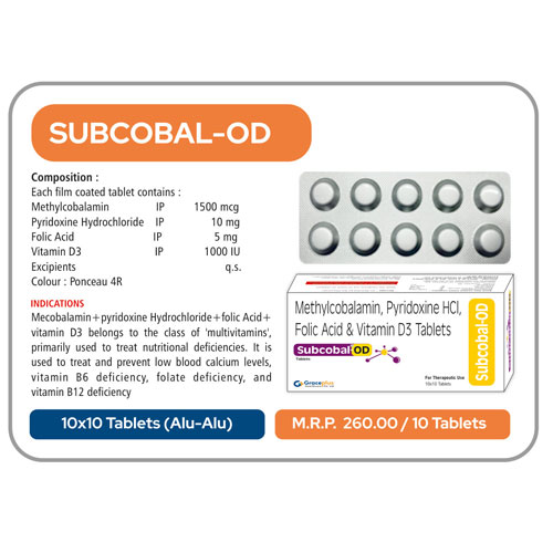 SUBCOBAL-OD TABLETS
