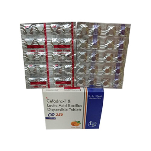 Cefadroxil + Lactic Acid Bacillus Dispersible Tablets