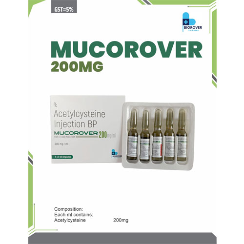 Acetylcysteine 200mg Injection