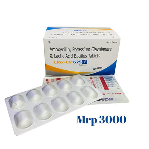 ELOX-CV 625 LB Tablets