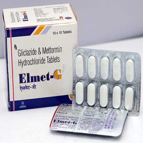 Gliclazide I.P. 80 mg + Metformin HCl I.P. 500 mg Tablets
