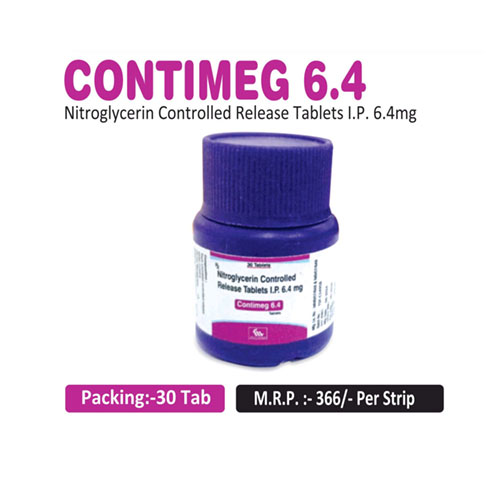 Nitroglycerin 6.4mg Tablets