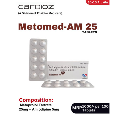 METOMED-AM 25 TABLETS