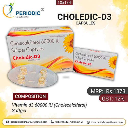 CHOLEDIC-D3 SOFT GEL CAPSULE
