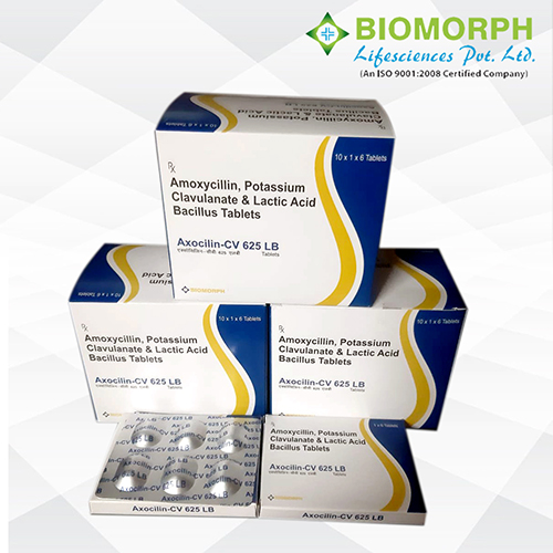 AXOCILIN-CV 625 LB TABLETS