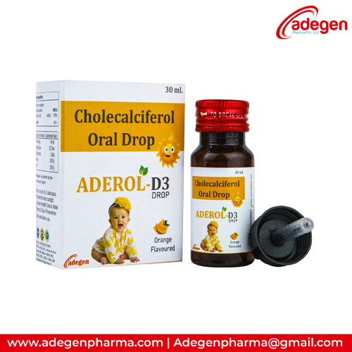ADEROL-D3 Oral Drops (Orange Flavour)