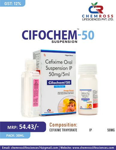 CIFOCHEM-50 Dry Syrup