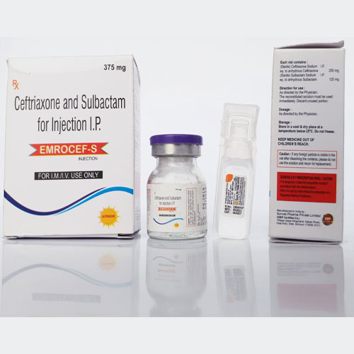 EMROCEF-S 375 MG Injection