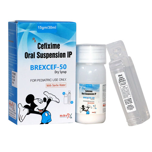 Cefixime 50mg. /5ml DRY SYRUP