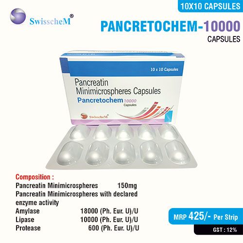 PANCRETOCHEM-10000 Capsules