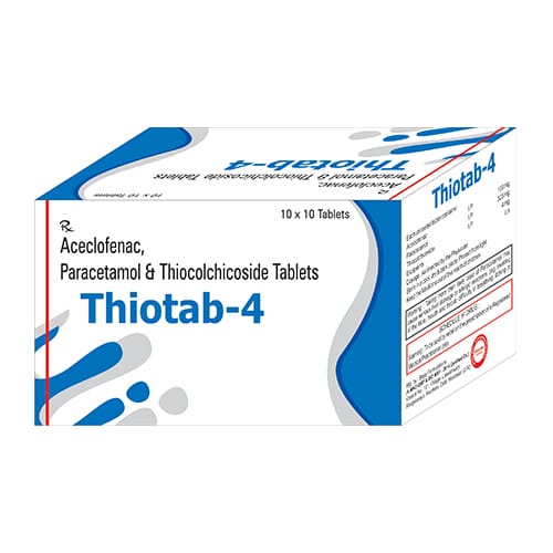 ACECLOFENAC, PARACETAMOL,THIOCOLCHICOSIDE  Tablets
