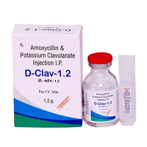 Amoxycillin & Potassium Clavulanate 1200mg Dry Injection