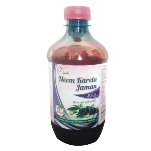 Neem+ Karela + Jamun 500ml (with Methi) Juice