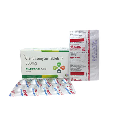 CLARITHROMYCIN 500 MG TABLETS