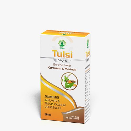 Tulsi with curcumin and moringa drops