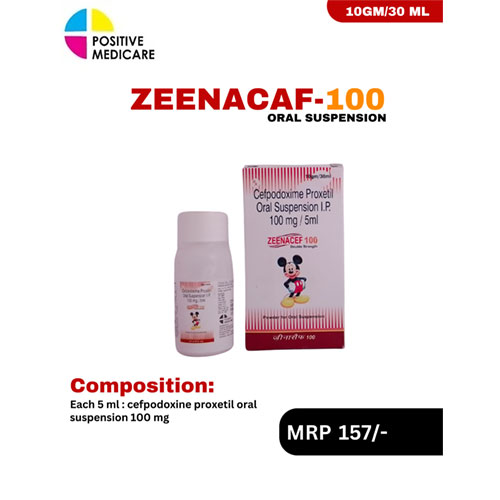 ZEENACAF-100 DRY SYRUP