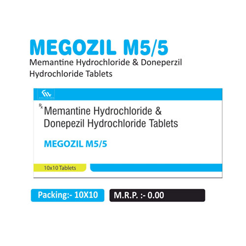 Donepezil 5 mg + Memantine 5 mg Tablets