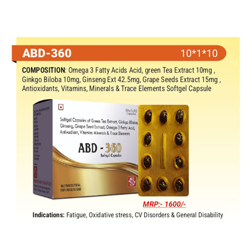 ABD-360 Softgel Capsules