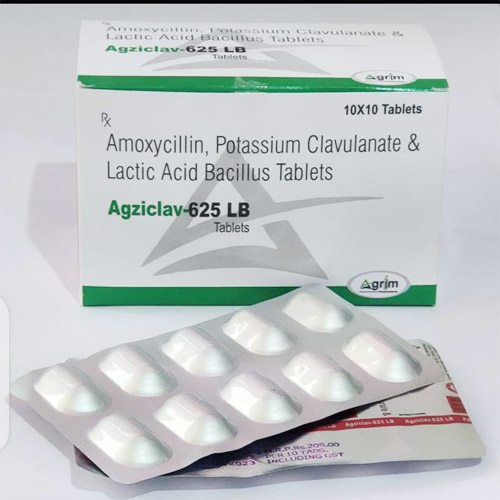 AGZICLAV-625 LB (10*10) Tablets