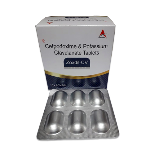 Cefpodoxime 200mg + Clavulanic Acid 125mg Tablets