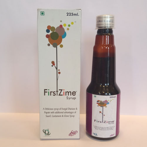 Fungal Diastase + Papain +Saunf + Cardamom +Clove Syrup