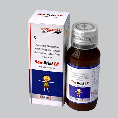 Paracetamol 250mg + Phenylepherine HCI 5mg +Livocetirizine Hydrochloride 1.25mg