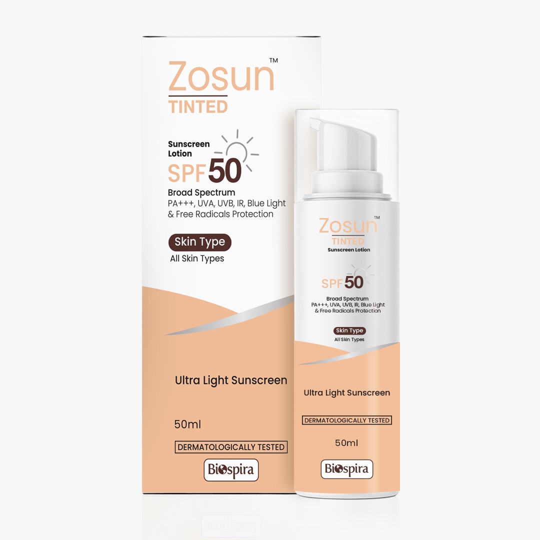 ZOSUN SPF-50 TINTED SUNSCEEN lotion 50ml