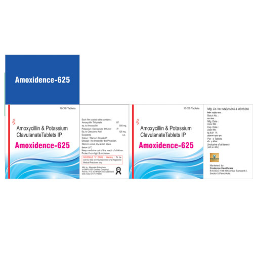 Amoxycillin + Potassium Clavulanate IP Tablets
