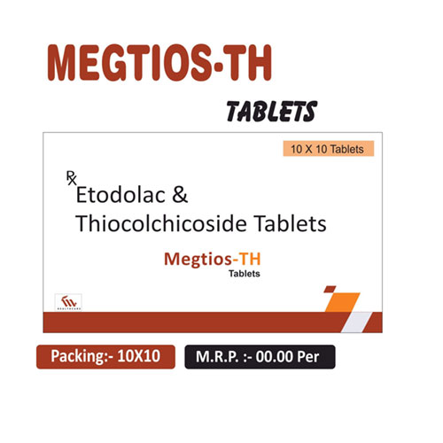 Etodolac 400 + Thiocolchicoside 4mg Tablets