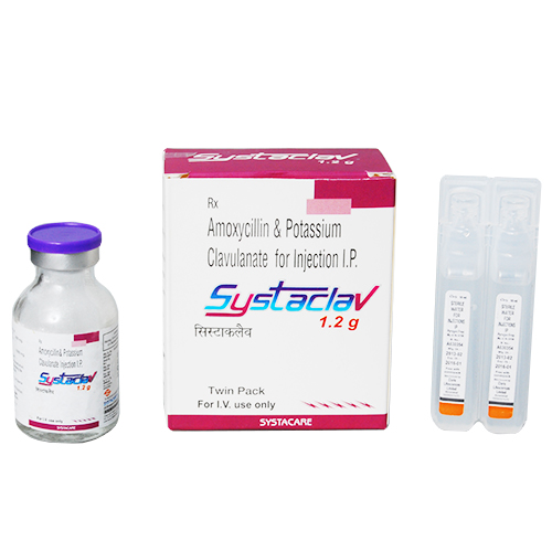SYSTACLAV-1.2gm Injection