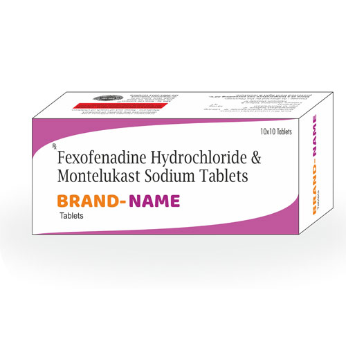 Fexofenadine Hydrochloride IP 120mg + Montelukast Sodium IP 10mg Tablets