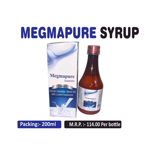 Calcium gluconate 50mg + Vitamin D3 400IU + Cyanocobalamine 5mcg Syrup