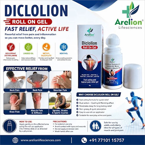 Diclolion Roll On Gel
