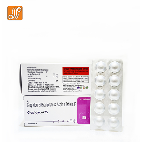  CLOPIDAC-A 75 Tablets