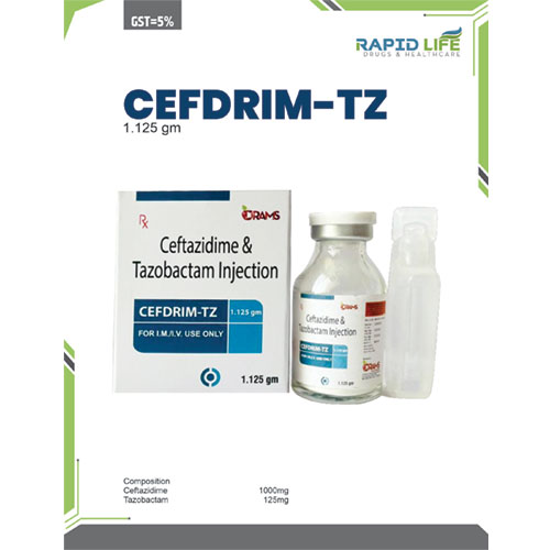 CEFTAZIDIME 1000mg + Tazobactum 125mg Injection