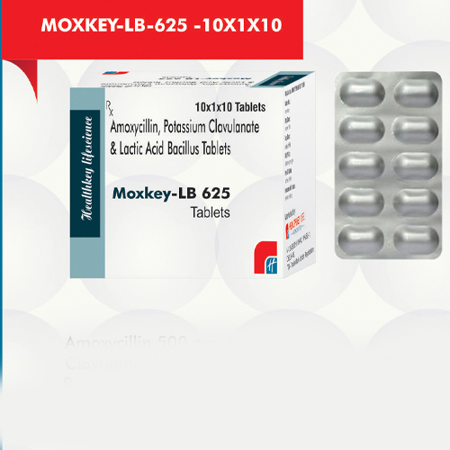 Moxkey-LB 625 (10*1*10) Tablets