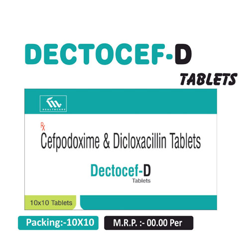 CEFPODOXIME 200MG + DICLOXACIN 500MG TABLETS