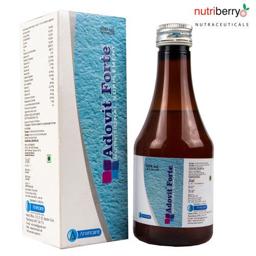 L-Lysine 25mg+ Vitamin B1 as Thiamin Hydrochloride 1mg+Vitamin B2 Riboflavin 1mg Syrup