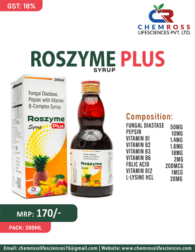 ROSZYME-PLUS SYRUP